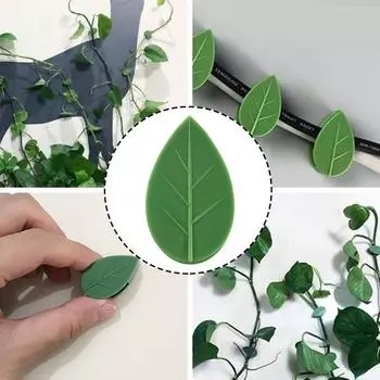 Yousheng 10 шт. настенные зажимы для скалолазания, акриловые клейкие наклейки для внутреннего/наружного контроля направления лозы, защита зелёный