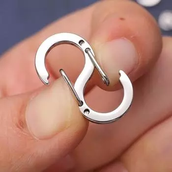 Yousheng 10 шт. регулировочная пряжка из нержавеющей стали ожерелье удлинитель соединитель застежка набор подвеска пряжка соединитель для DIY серебряный