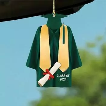 Yousheng 10 шт., украшение на выпускное платье, рождественские подарки на выпускной для него и ее друзей, акриловое плоское украшение, многоцелевое украшение чёрный