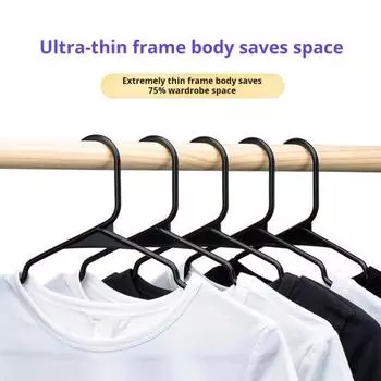 Yousheng 10 шт. вешалки для одежды гладкая поверхность без заусенцев нескользящая рифленая конструкция прочные несущие вешалки для рубашек и платьев белый