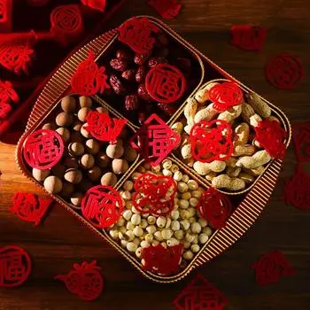 Yousheng 120 шт. китайские новогодние наклейки, неклейкие благословляющие иероглифы, наклейки с пожеланиями на лунный Новый год для весеннего фестиваля, декор двери