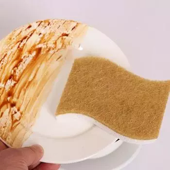 Yousheng 12 шт. Натуральная кухонная губка с кокосовым скребком, биоразлагаемая, компостируемая, целлюлозная губка для мытья посуды, домашняя кухня, незаменимая вещь 12pcs