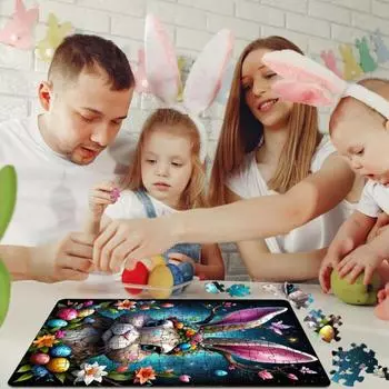 Yousheng 130 шт./компл. Пасхальный кролик пазл красочный яйцо кролик головоломка сборка игра для детей взрослых образовательная бумажная головоломка игрушка украшение дома A