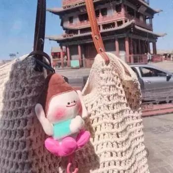 Yousheng 13 см Будда Лотос Мягкая игрушка Подвеска Брелок Рюкзак Клип Плюшевые Магнитные Руки Подарок для Детей Друзья Семья B