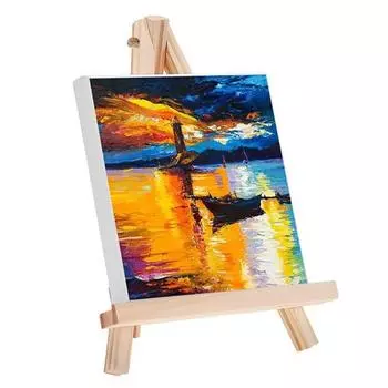 Yousheng 14/23 шт./комплект мини-холст доска с мольбертом набор для рисования на открытом воздухе DIY ремесло легкий художественный набор для рисования A