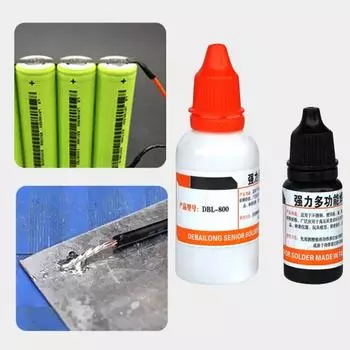 Yousheng 15 мл 35 мл широко используемый паяльный агент, удобный компактный высокоэффективный флюс для пайки аккумуляторов для нержавеющей стали белый