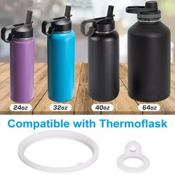 Yousheng 16 шт. силиконовое уплотнительное кольцо с пинцетом для Thermoblast 24-64 унций, часть без BPA, уплотнительное кольцо для бутылок Thermoblast, герметичные сменные аксессуары 1 Set