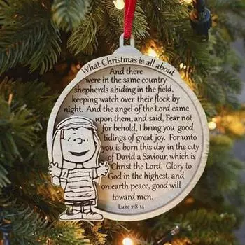 Yousheng 1/2/3/5 шт. милые деревянные украшения, что такое Рождество, подвесные украшения, деревянные елочные украшения для праздничного домашнего декора 1pc