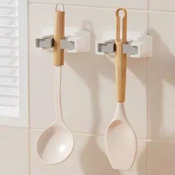 Yousheng 1/2/3 шт. держатель для швабры для ванной комнаты настенное крепление прочная несущая простая установка вешалка для метлы зажим для швабры органайзер для прачечной 1pc