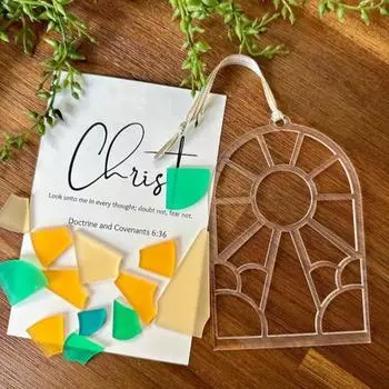 Yousheng 1/2/3 шт. Головоломка «Ловец солнца», набор для самостоятельного изготовления оконного искусства, подвесное украшение «Ловец солнца» для домашнего декора окна 1pc