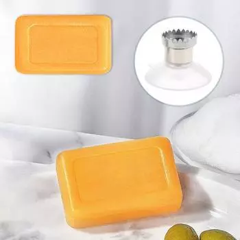 Yousheng 1/2/3 шт. Магнитный держатель для мыла на присоске, простая установка, компактный дизайн, настенное крепление, подвесная мыльница с присоской 1pc