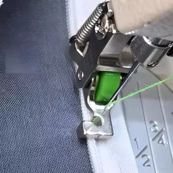 Yousheng 1/2/3 шт. роликовая лапка для подгибки невидимая направляющая для молнии подгибка края швейная машина направляющая планка аксессуары для подгибки 1pc