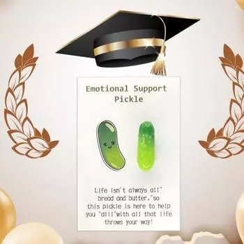 Yousheng 1/2/4 шт. Милая открытка-объятие с изображением огурца, позитивная открытка с эмоциональной поддержкой, подарочная карта с жетоном-объятием в виде огурца 1pc