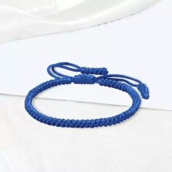 Yousheng 1/2/5/8/10 шт. Синие плетеные браслеты регулируемого размера ручной работы со смыслом Синие плетеные браслеты дружбы 1pc