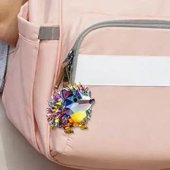 Yousheng 1/2 шт. Автомобильные подвески со шнурком, легко подвешиваются, цветные кристальные украшения, сверкающие акриловые украшения, подвески в виде ежика A