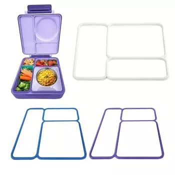 Yousheng 1/2 шт. прокладка крышки для OmieBox Exact Fit сменная деталь для детского ланч-бокса Bento изолированные крышки контейнера для еды 1pc белый