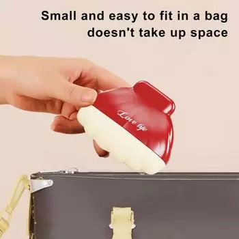 Yousheng 1/2 шт., устройство для удаления катышков со встроенным пылезащитным чехлом, моющийся липкий ролик для удаления шерсти домашних животных, многоразовый портативный мини-средство для удаления шерсти собак и кошек красный