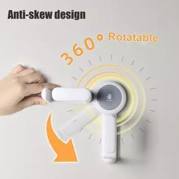 Yousheng 1/2 шт. вращающиеся на 360 градусов крючки для раковины вешалки для хранения с присоской водонепроницаемые простые в установке настенные крючки для душа 1pc