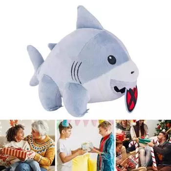 Yousheng 1/2Pcs Акула плюшевая игрушка милая мягкая акула чучело животное для детей мягкое морское животное забавная акула коллекционный подарок для всех возрастов 1pc