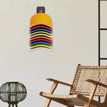 Yousheng 1/2Pcs бейсболка шляпа стойка настенный органайзер большая емкость простая установка компактный держатель для хранения шляп дисплей вешалка для кепок 1pc белый