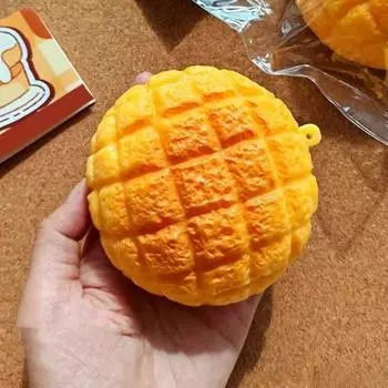 Yousheng 1/2Pcs Bread Squeeze Toy Slow Rebound Anxiety Relief Soft Stress Ball Portable Kids Teens Adults Simulated Food Sensory Pinch Fidget Toy 1pc
