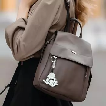 Yousheng 1/2Pcs брелок для ключей с кулоном в виде кошки, вращающийся шариковый брелок с гладкими подшипниками, интерактивный дизайн в виде когтя, забавный розыгрыш, подарок белый