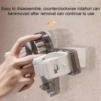 Yousheng 1/2Pcs держатель для метлы вешалка для швабры прочная несущая конструкция присоски простая в установке вешалка для кухонной метлы органайзер B