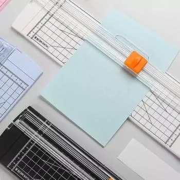 Yousheng 1/2Pcs Paper Trimmer with Anti-Slip Design Safety Blade A4 A5 A6 Sizes Paper Trimmer Multi-directional Blade Trimmer 1pc чёрный