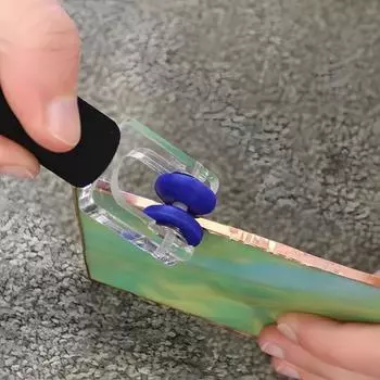 Yousheng 1/3/5 шт., обжимной полировальный станок с эргономичной поролоновой ручкой, прочный портативный инструмент для обжима алюминиевой фольги, полировки и полировки 1pc