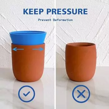 Yousheng 1/3Pcs Rim Cone Pottery Tool 3D Printed Ceramic Rim Shaper Cone Pottery Rim Fixing Shaping Tool Clay Sculpture Modeling Tools S