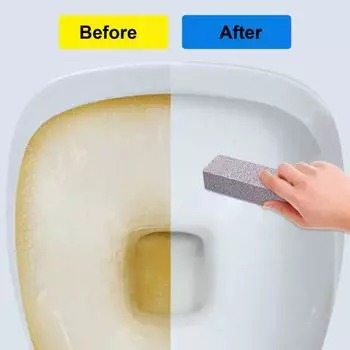 Yousheng 1/5/14 шт. Щетка для унитаза, чистка унитаза, высокоплотная натуральная пемза, удаляет кольца жесткой воды, щетка для пемзы 1pc