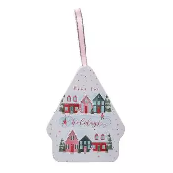 Yousheng 1/6Pcs Christmas Candy Box Storage Container with Lanyard Easy to Hang Jewelry Storage Organizer Christmas Tree Decoration C