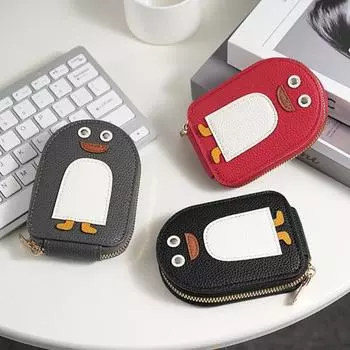 Yousheng 1/6Pcs держатель для кредитных карт с дизайном пингвина кошелек с застежкой-молнией износостойкий водонепроницаемый держатель для карт органайзер с 11 отделениями