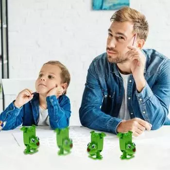 Yousheng 1/8 шт. заводная игрушка-лягушка, стоящая на руках, не требующая батареек, заводная пружина, перевернутая зеленая лягушка, модель, сувениры для вечеринок, подарок для детей и взрослых 1pc