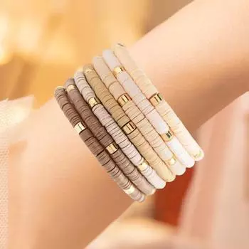 Yousheng 1 компл. DIY бусины для творчества глиняные бусины изысканное качество изготовления комплект ювелирных изделий для браслетов, серег, ожерелья
