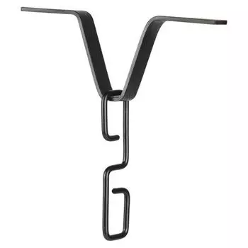 Yousheng 1 компл.. Крюк для цепи дождя Универсальный Хорошая твердость Подвесной Простой монтаж V-образный крючок цепи дождя Водосточная труба Аксессуары для улицы чёрный