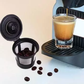 Yousheng, 1 комплект, фильтр для кофе с ложкой, мелкая сетка, ситечко для столовой, молотого кофе, чашка для эспрессо, ежедневное использование 6pcs