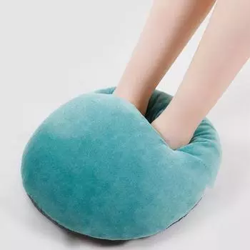 Yousheng 1 комплект, грелка для ног, мягкая, быстро сохраняющая тепло, плюшевая, безопасная, электрическая грелка для ног 5 В для гостиной серый