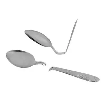 Yousheng 1 комплект идеальный магический трюк, изгиб ложки, трюк для фокусника, уличная сцена серебряный