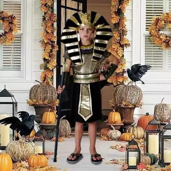 Yousheng, 1 комплект, комплект аутентичного костюма египетского фараона, тематическое вечернее платье, удобная детская одежда для детей Women L