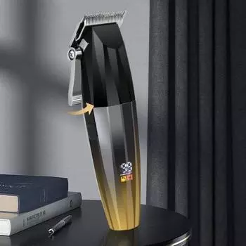 Yousheng 1 комплект профессиональных электрических машинок для стрижки волос с регулируемой режущей головкой, мощная тихая машинка для стрижки волос для домашнего бритья золотистый