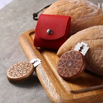 Yousheng 1 комплект, резак для надрезки хлеба, металлический резак для хлеба, хромой резак для теста, набор инструментов для маркировки узоров для кухни, пекарни зелёный