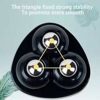 Yousheng 1 комплект, универсальное колесо, самоклеящийся, прочный, несущий ABS, 3 бусины, мини-паста, мусорный бак, нижний поворотный шкив, товары для дома Triangle чёрный