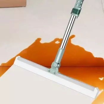 Yousheng 1 комплект выдвижной силиконовый скребок для пола выдвижной стержень из нержавеющей стали складной скребок для уборки ванной комнаты швабра для удаления грязи C