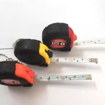 Yousheng 1 м мини карманный брелок для ключей выдвижной метрический стальной рулетка линейка портной инструмент