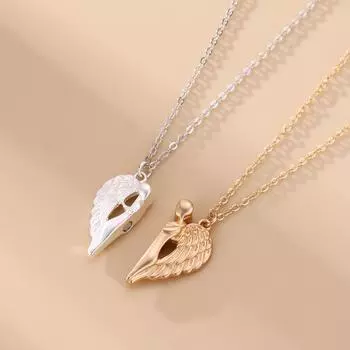 Yousheng 1 Pair Hug Couples Necklace Set Women Men Affectionate Hugging Pendant Love Snuggle Couple Matching Necklace Jewelry Anniversary Gift