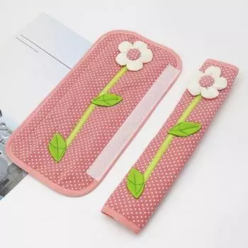 Yousheng 1 пара чехлов для дверных ручек холодильника с цветочным дизайном, износостойкие, не выцветающие, моющиеся чехлы для дверных ручек синий