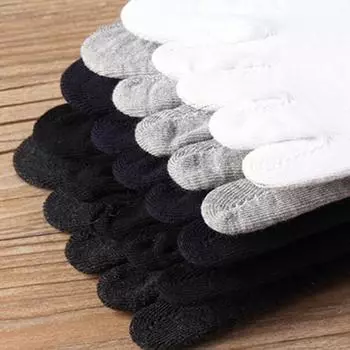 Yousheng 1 пара носков с раздельным носком, удобные дышащие хлопковые нескользящие низкие носки для кемпинга тёмно-синий