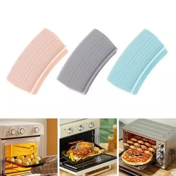 Yousheng 1 пара прихваток для духовки силиконовые прихватки для кастрюль термостойкие прихватки для приготовления пищи прихватки для чугунных кастрюль сковороды кухонные принадлежности серый