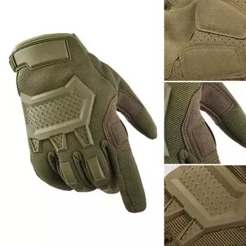 Yousheng 1 пара тактических перчаток Touch Scree, износостойкие ветрозащитные зимние теплые перчатки для спорта на открытом воздухе с закрытыми пальцами XL коричневый